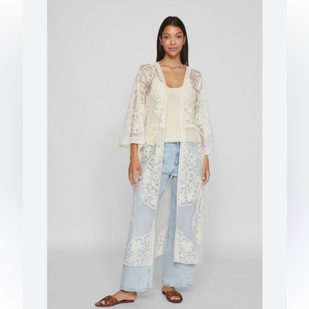 LONG LACE KIMONO